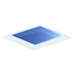 AstralPool 490x490mm Fiberglas Çerçeveli Paslanmaz Çelik Kare Dip Emiş Izgarası